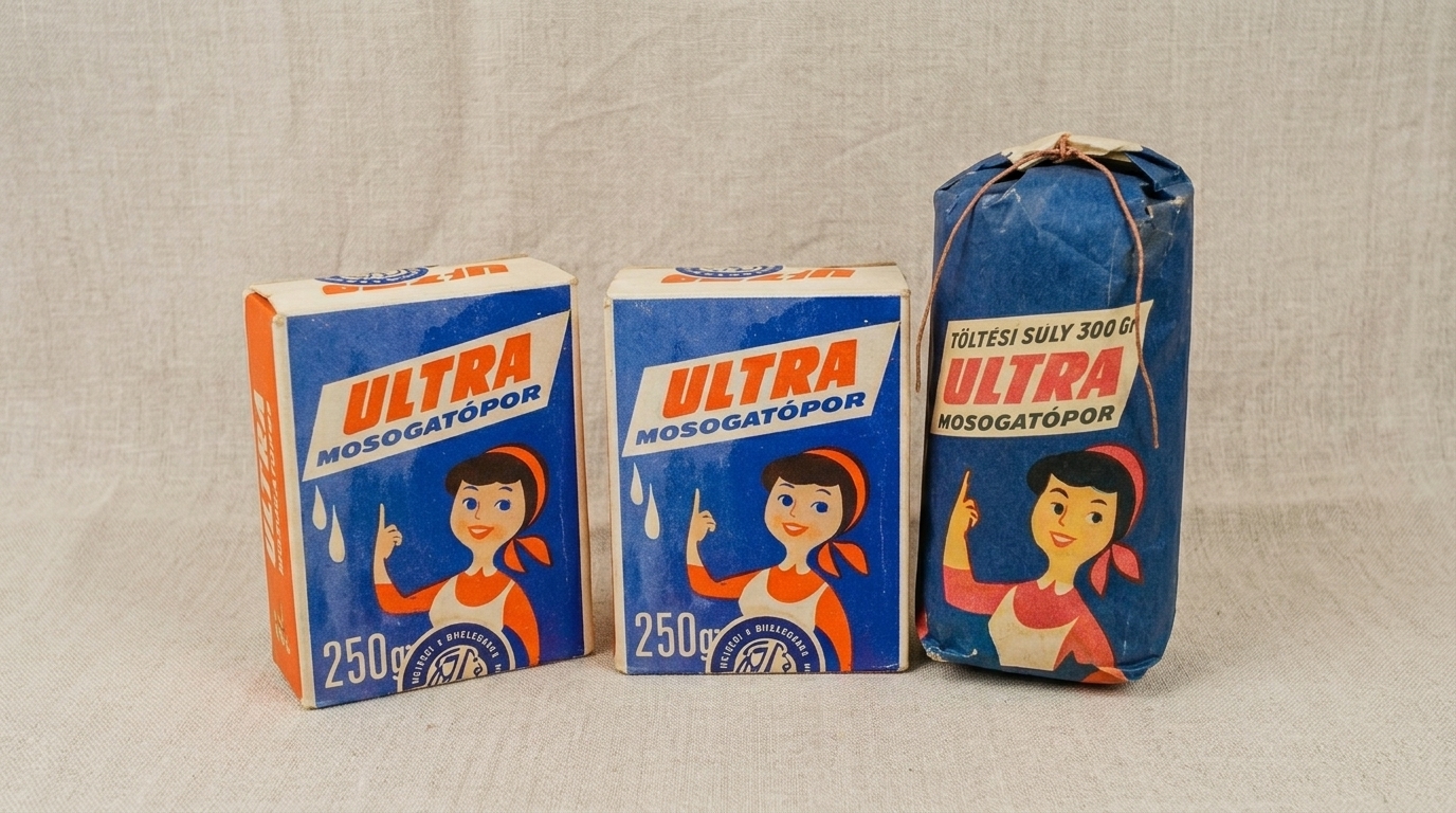 Régi Ultra mosogatópor csomagolások